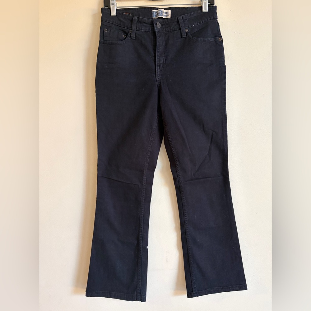 Levis Womens Bootcut Black Jeans Size 8